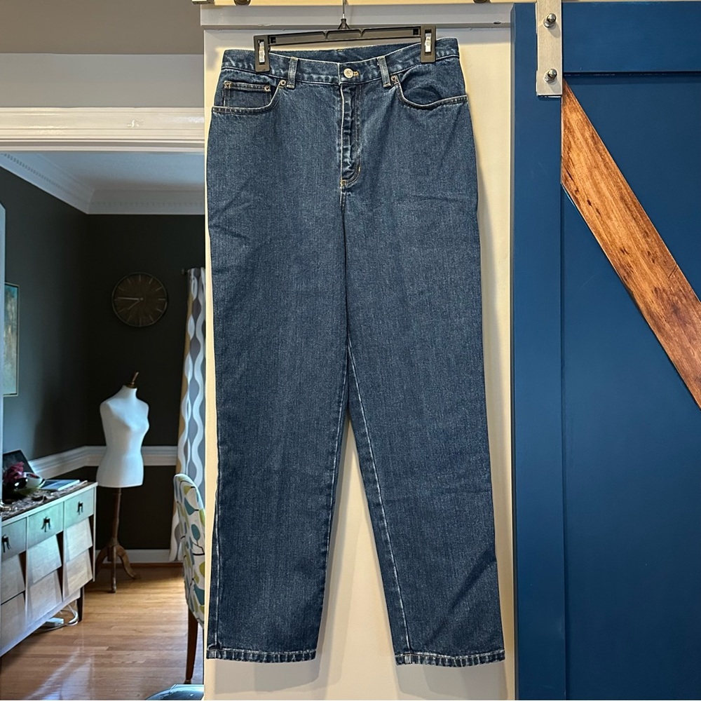 Lauren Jeans Co. Ralph Lauren Blue 100% cotton Jeans. Size 12P